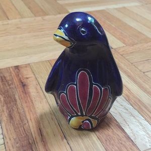Ceramic Penguin Figurine